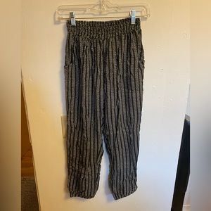 Striped Capri Pants